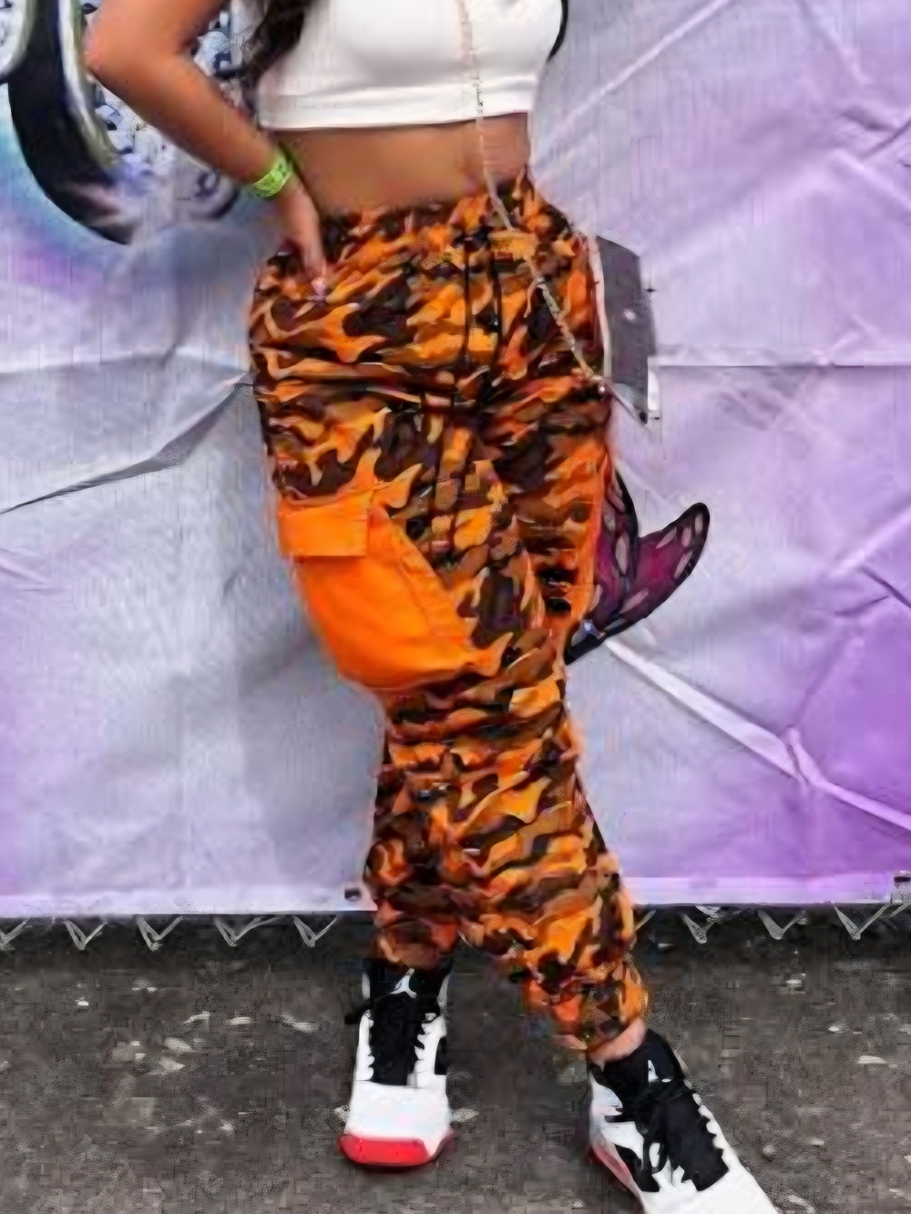Hera Camo Cargo Pants Large